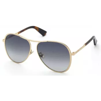 Nina Ricci sieviešu saulesbrilles SNR407-590300 – acetāta rāmis, UV400 aizsardzība, 59 mm lēcas