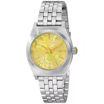 NIXON Small Time Teller sieviešu pulkstenis A399-1898-00 27mm rožu zelta tērauds
