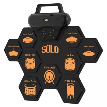 NN SOLO Roll-Up elektronisko bungu komplekts USB-C MP3
