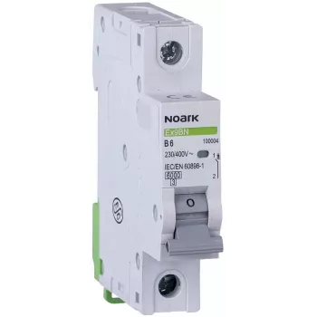 Noark Ex9BN 1P C16 Automātiskais slēdzis, 16 A, 1-pols, C-līkne, 6 kA, 230 V AC, DIN sliede