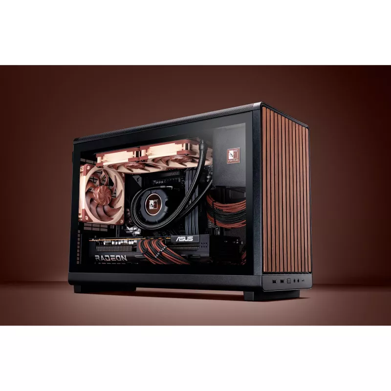 Noctua NL-LC1-24 Low-Profile CPU Air Cooler for AMD AM4 (Ryzen) - Black/Brown