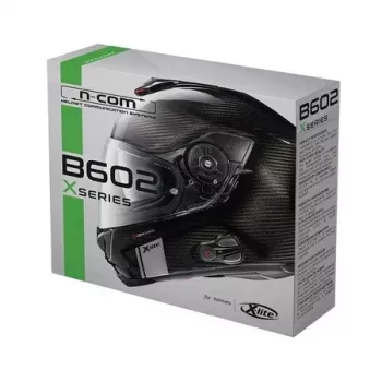 Nolan N-Com B602 X Motocikla Bluetooth interkomu sistēma - viens komplekts, melns