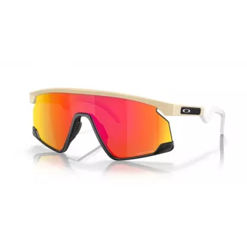 Oakley Bxtr Saulesbrilles Shield Wrap-Around Matte Black Prizm Black