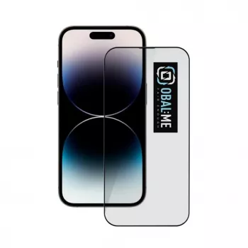OBAL:ME 5D Glass Screen Protector for Apple iPhone 14 Pro Black