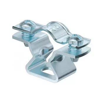 OBO ASL 733 14 G Distance Clamp ar spraugu 12-14mm, cinkots tērauds