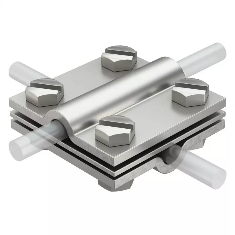 OBO Bettermann 252 8-10 V4A krusteniskā savienotājspīle 8–10 mm vadītājiem (5312318)
