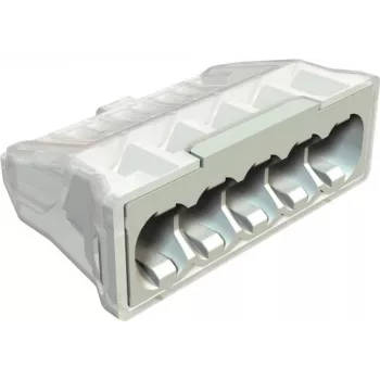 OBO BETTERMANN 61 525 LGR Push-in savienotājs 5-poliem 0,5-2,5mm² gaiši pelēks RAL7035 2054507