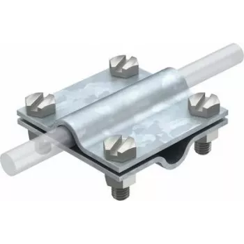 OBO Bettermann vertikālais krusta savienotājs 8-10x8-10 mm elektrogalvanizēts tērauds Type 251 (5312035)