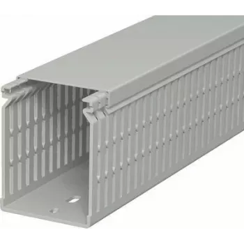 OBO BETTERMANN LK4 N 80x60x2000mm pelēks PVC rievots kabeļu kanāls 6178229