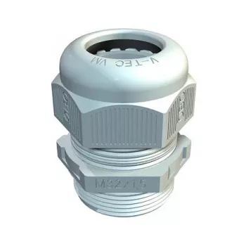 OBO V-TEC VM25 LGR metriskais kabeļu blīvslēgs M25 poliamīds gaiši pelēks RAL 7035