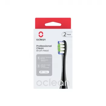 OCLEAN Professional Clean Brush Head P1C5 B02 2 gab., melns
