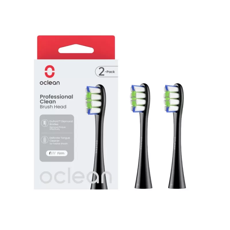 OCLEAN Professional Clean Brush Head P1C5 B02 2 gab., melns