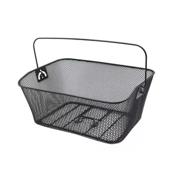 OEM aizmugurējais velosipēda grozs FSBKT-033 melns, tērauda stieple, 20L