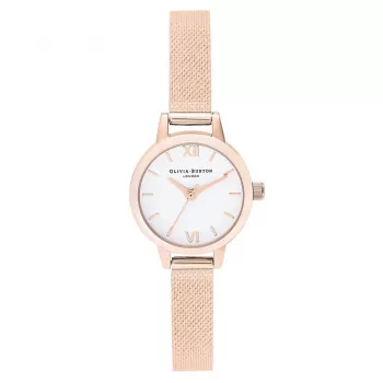 Olivia Burton Sieviešu pulkstenis OB16MC61 23mm rozā zeltā, kvarca, nerūsējošā tērauda sieta