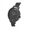 Olivia Burton Women's Sparkle Bee Watch OB16GD49 - 34mm kvarca, balts ciparnīca, pelēks ādas siksniņa