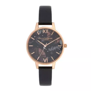 OLIVIA BURTON Sieviešu Pulkstenis OB16GD22 34mm Zelts Nerūsējošais Tērauds Siets Kvarcs