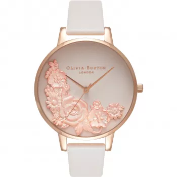 Olivia Burton Wonderland Sieviešu pulkstenis OB16FS85 rozā zeltā