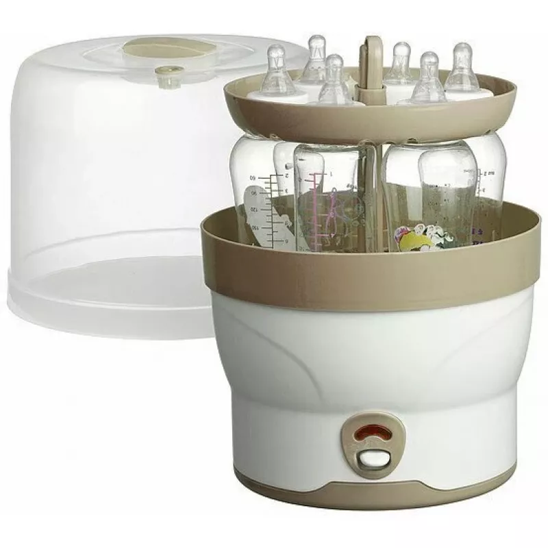 Olympia BS 29 elektriskais tvaika sterilizators zīdaiņu pudelēm, bēšā krāsā