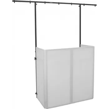 OMNITRONIC Compact Mobile DJ Stand Set ar pārvalku un virsgalvas rāmi (20001040)