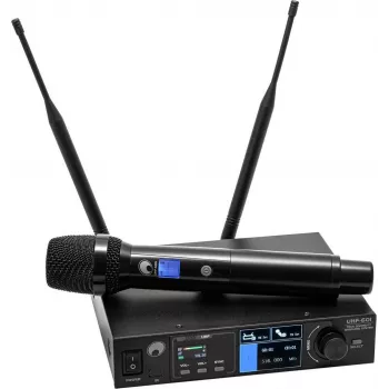 OMNITRONIC UHF-601 vienkanāla UHF bezvadu mikrofonu sistēma 520-554 MHz 13063601