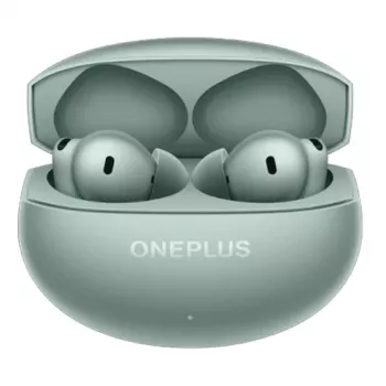 OnePlus Buds 4 Green True Wireless Noise Cancelling Earbuds ar Coaxial Dual Drivers, 49dB ANC, 44h Akumulators, IP55, Bluetooth 5.3, LHDC, Spatial Audio, Clear Sea Blue