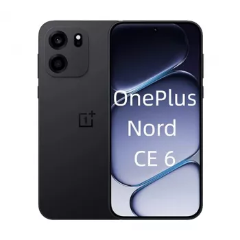 OnePlus Nord CE 6 5G Dual SIM 8GB RAM 256GB Midnight Black viedtālrunis ar 6.72 collu 120Hz displeju, 108MP kameru, 5000mAh 67W uzlādi