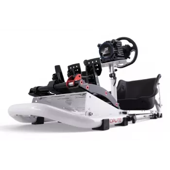Oplite 104318 Racing Cockpit – Sim Racing šasijas rāmis ar regulējamiem stūres un pedāļu stiprinājumiem