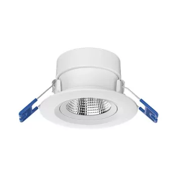 OPPLE Chiara LED Ieguldamais Griestu Prožektors 6W 2700K Silta Balta 36° Balts