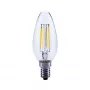 OPPLE kvēldiega 4-40W/827 E14 sveces LED spuldze 470lm caurspīdīga 2700K silti balta
