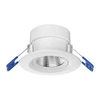 OPPLE Lighting Chiara Iegremdējamais Griestu Prožektors 9W 675lm 3000K Silta Balta 36° TRIAC Dimmable Balts