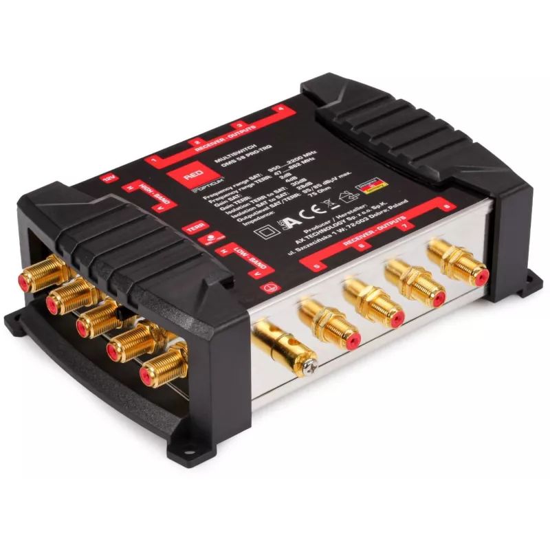 Opticum OMS 5/8 PRO-TRQ multiswitch 5 ieejas 8 izejas (Platinium Line)