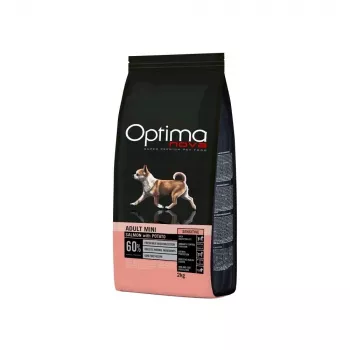 OPTIMANOVA Mono Dog Adult Mini Salmon and Potatoes - sausa suņu barība - 2kg