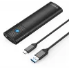 ORICO M.2 SATA SSD ārējais korpuss USB-C 5Gbps Melns PWM2-BK-EP