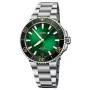 ORIS Aquis Date Calibre 400 Vīriešu Automātiskais Pulkstenis 41.50 mm Zaļš Ciparnīca Nerūsējošā Tērauda Rokasaproke 41270782209PE