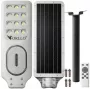 ORLLO 400W Saules LED ielas lampa ar 28W paneli, kustības sensoru un tālvadību, 2713LM, 6500K
