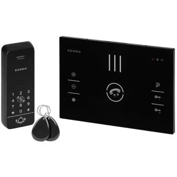 ORNO OR-DOM-BA-933/B Audio Intercom komplekts, vienģimenei, 2-vadu, taustiņu panelis, RFID, melns