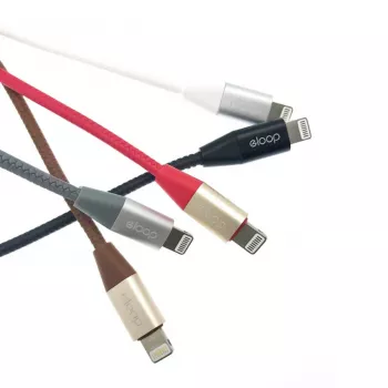 ORSEN S31 Lightning kabelis 2.1A 1,2m Melns