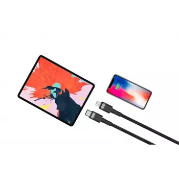 ORSEN S51 Type C to Lightning 3A 1m Melns