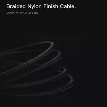 ORSEN S53 USB-C to USB-C kabelis 3A 1m Zils