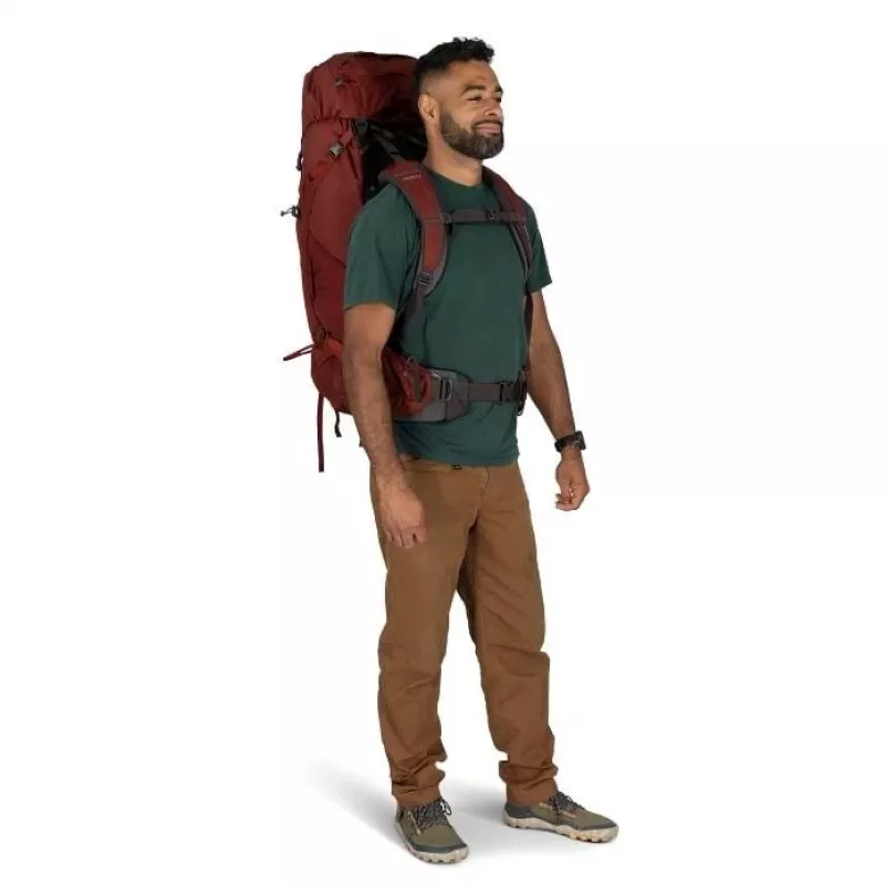 Osprey Aether 65 pārgājienu mugursoma S/M Garnet Red