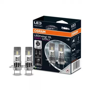 OSRAM LED Spuldzes 2 gab. H7 12V 16W PX26D