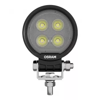 Osram ROUND WL VX80-WD LED darba lukturis, 10W, 12/24V, 800lm, 6000K, platā gaisma, IP67, ECE R10, DT savienotājs, 80mm