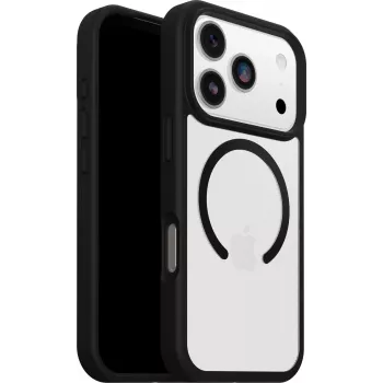 OtterBox React MagSafe iPhone 17 Pro Black Crystal - Caurspīdīgs/Melns