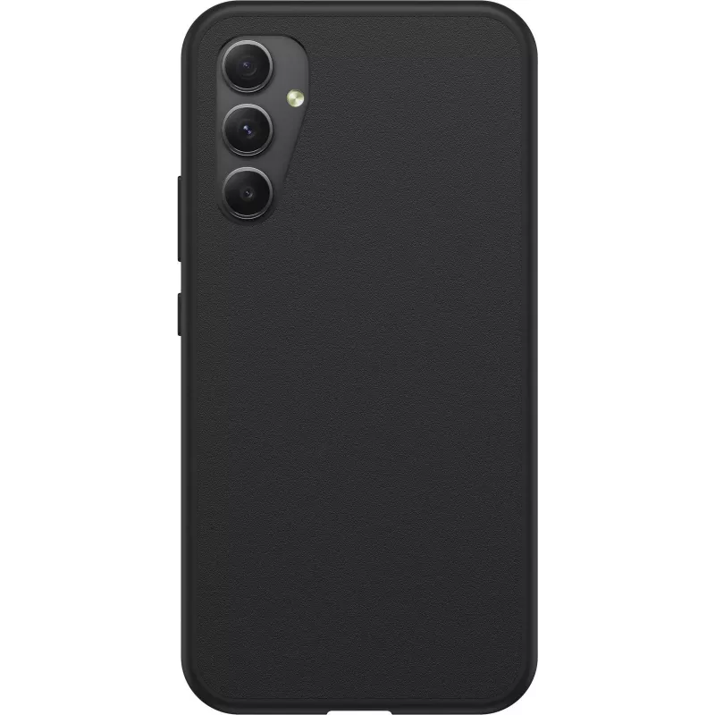 OtterBox React Series Back Cover for Samsung Galaxy A34 5G Black Pro Pack (77-91637)