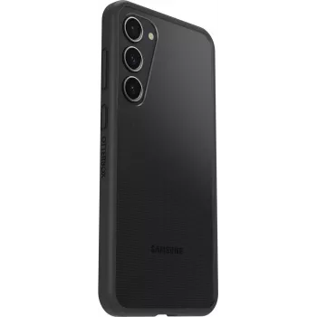 OtterBox React Series aizmugurējais vāciņš Samsung Galaxy S23+ - antimikrobiāls, melns kristāls 77-91304