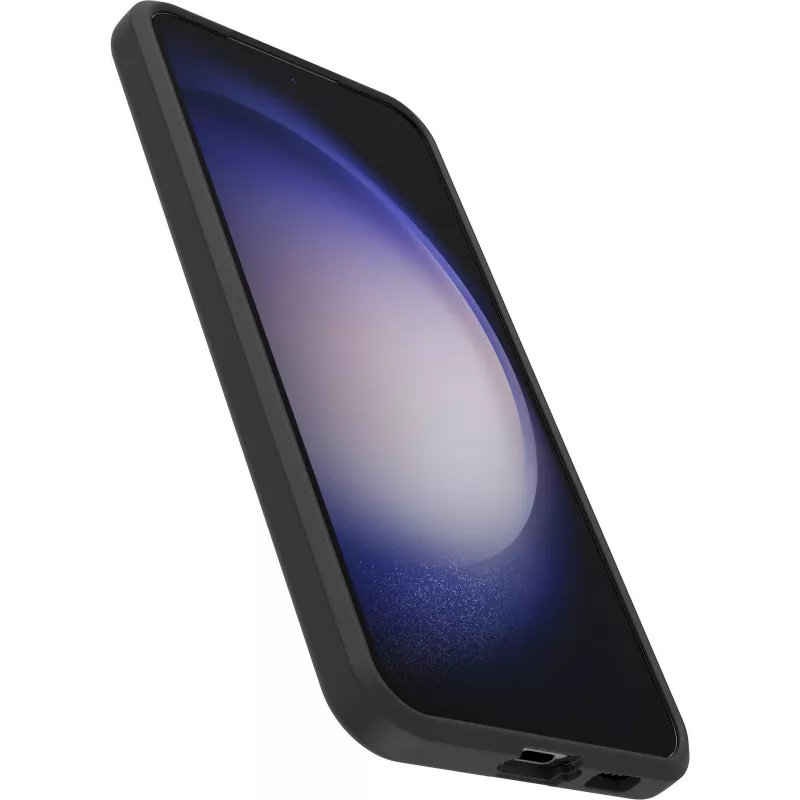 OtterBox React Series aizmugurējais vāciņš Samsung Galaxy S23+ - antimikrobiāls, melns kristāls 77-91304