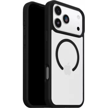 OtterBox React Series MagSafe Case for iPhone 17 Pro Max - Black Crystal (Caurspīdīgs/Melns)