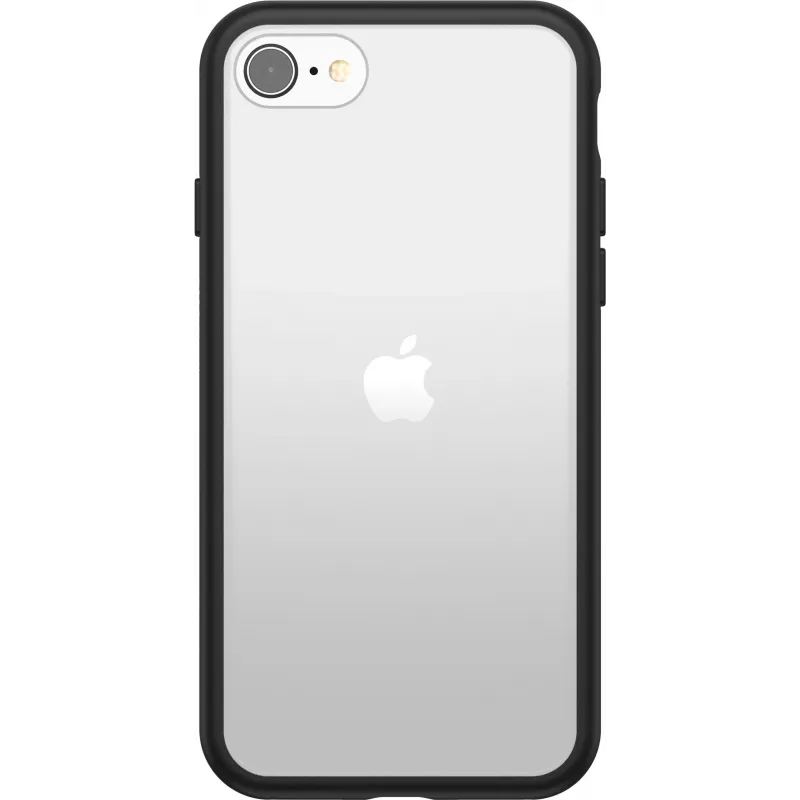 OtterBox React Series Mobile Phone Rear Cover - Black Crystal - for Apple iPhone 7, 8, SE (2nd Gen), SE (3rd Gen)