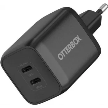 OtterBox Standard 65W GaN USB-C Wall Charger ar 2 portiem (45W+20W PD) Melns