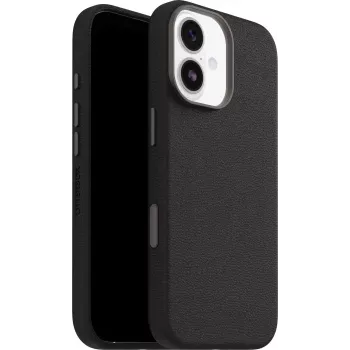 OtterBox Symmetry Cactus Leather Camera Control Case iPhone 17 - Noir Ash Black